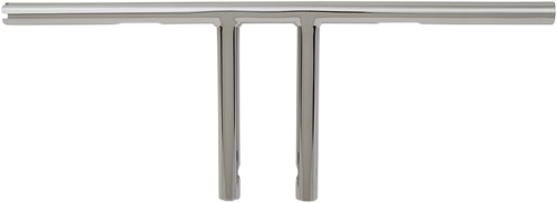 DRAG SPECIALTIES 1" T-Bar - Dimpled - Straight - 8" - Chrome 0601-4218