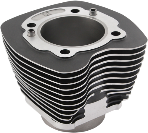DRAG SPECIALTIES Cylinder - 3.750" Bore - Black with Highlighted Fins - 88"/96" Twin Cam '99-'17 88187