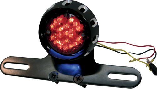 DRAG SPECIALTIES Taillight/License Plate Mount - Black L24-0437ABRLEDE
