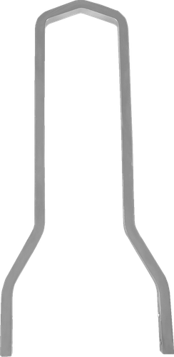 DRAG SPECIALTIES Square Sissy Bar - Chrome - 15.14" H x 8.25" W X08-0045CT
