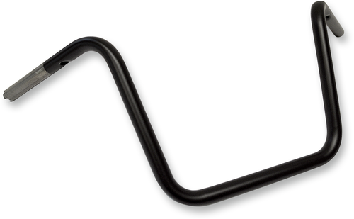 DRAG SPECIALTIES 1" Touring Handlebar - Ape Hanger - 12" - TBW - Flat Black 0601-3490