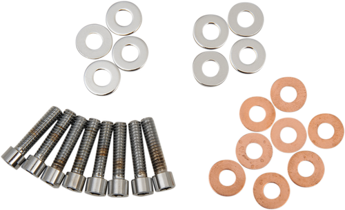 DRAG SPECIALTIES Bolt Set - Rocker Box - Smooth - '84-'03 Harley-Davidson MK123S