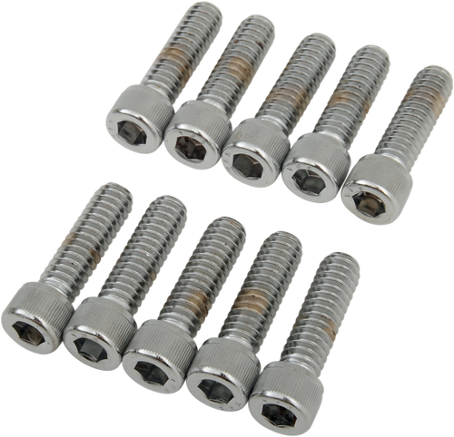 DRAG SPECIALTIES Bolts - Socket-Head - Knurled - 1/4-20 x 7/8" MPB180