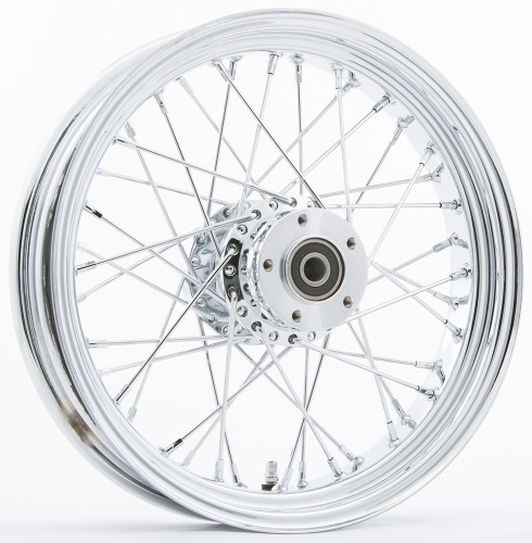 Rr 40 Spk Chrome 18x3.5 Bt/Xl Hub 1" Axl 00 Ltr