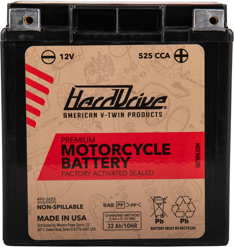 Premium Battery Gyz32hl / Yix30l Cca 500