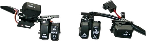 Hbar Switch Kit Blk/Wht Lettrs 1996 06 W/Out Cruise Cntrl