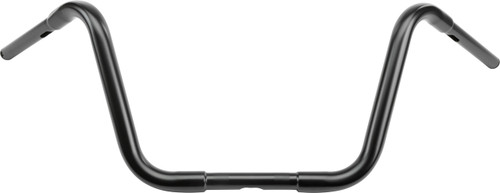 1.25" Ape Hanger 12" Satin Black Tbw
