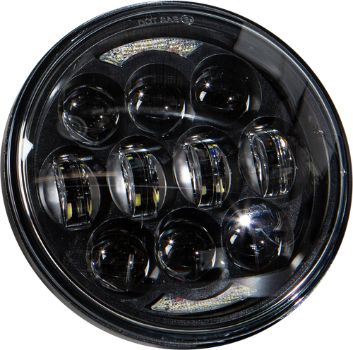 Led Headlight 5.75" 80w Black 4000/2200 Lumens