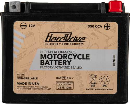 High Perform Battery Ytx24hl Cca 350