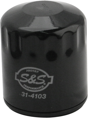 S&S CYCLE Oil Filter - Black 31-4103A