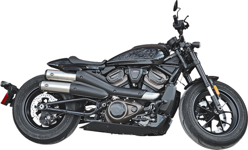 S&S CYCLE 4" Grand National Slip-On Mufflers - Stainless Steel - Sportster S 550-1111