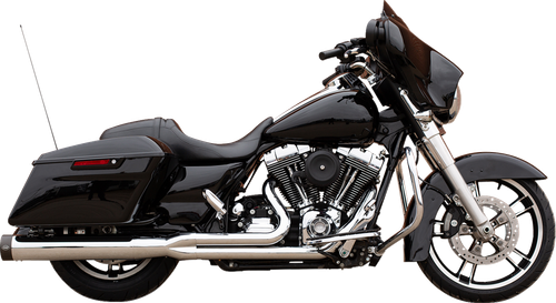 S&S CYCLE 2-into-1 Sidewinder Exhaust System - 50 State - Chrome - Touring '07-'16 550-0771