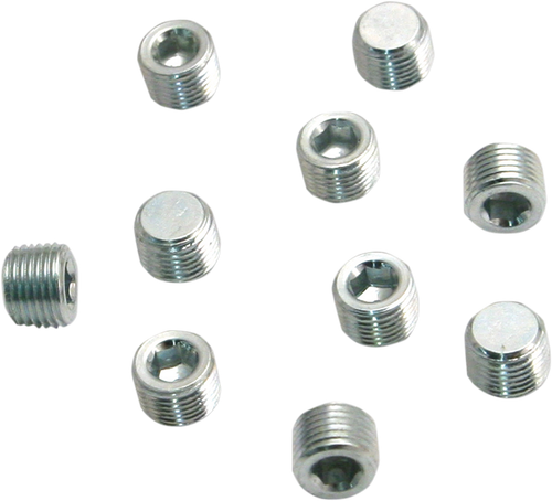 S&S CYCLE Plug - 1/8" NPT - 10 Pack 50-1015