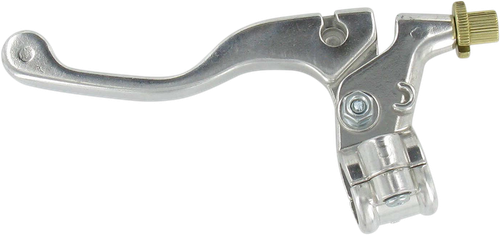 PARTS UNLIMITED Shorty Style Power Lever Assembly - Right Hand - Yamaha - Silver 43-4102R