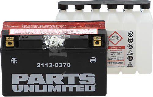 PARTS UNLIMITED AGM Battery - YT7B-BS CT7B-BS