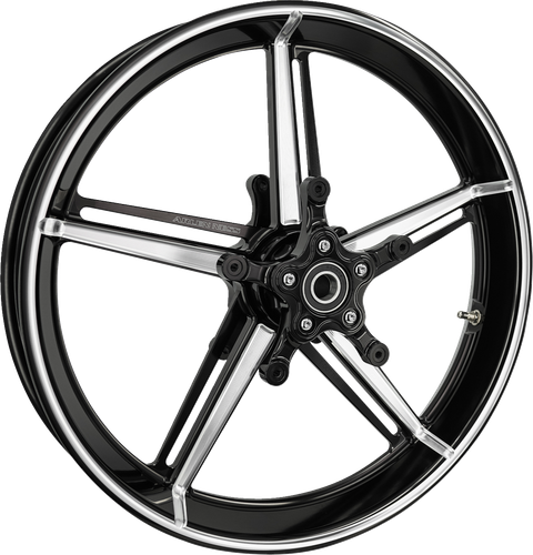 ARLEN NESS Wheel with Hub/Adapter - Factory 24 - Front - Black/Contrast Cut - 19x3.25 91-653