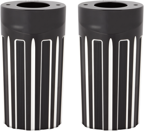 ARLEN NESS Fork Boot Covers - Black Anodized - 10-Gauge - FLHT 20-017