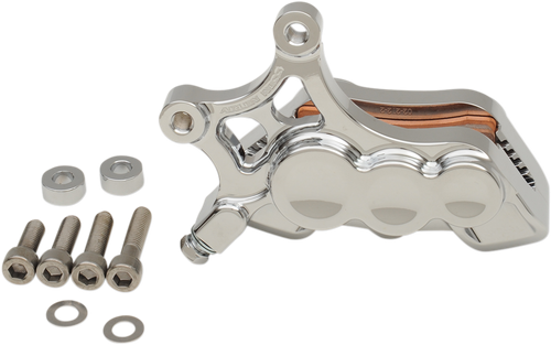 ARLEN NESS 6-Piston Caliper - Front Right - Chrome - 14" 02-212