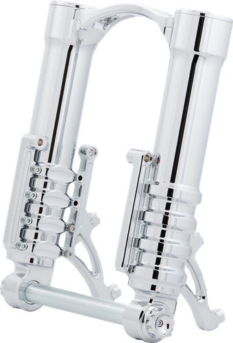ARLEN NESS Fork Legs - 49 mm - Chrome - For Custom Radial Mount Brake Caliper 120-012