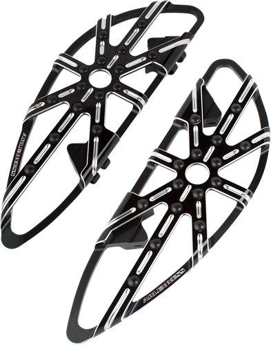 ARLEN NESS 10 Gauge Floorboards - Driver - Black 410-005