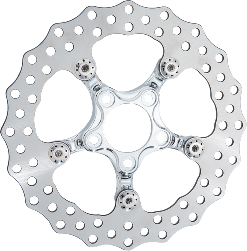 ARLEN NESS Spider Rotor - 11-1/2" - Chrome 300-073