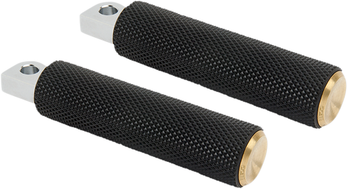 ARLEN NESS Passenger Knurled Foot Pegs - Brass - FL/FX '18-'25 07-945