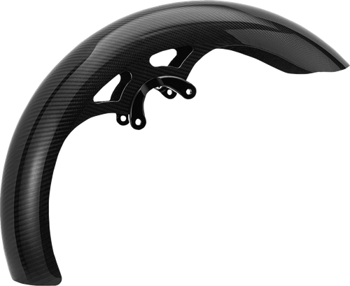 ARLEN NESS Carbon Fiber Front Fender - Wrapper - 19" - HD Touring '99-'13 210-027