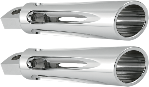 ARLEN NESS Foot Pegs - Deep Cut - Chrome 06-470