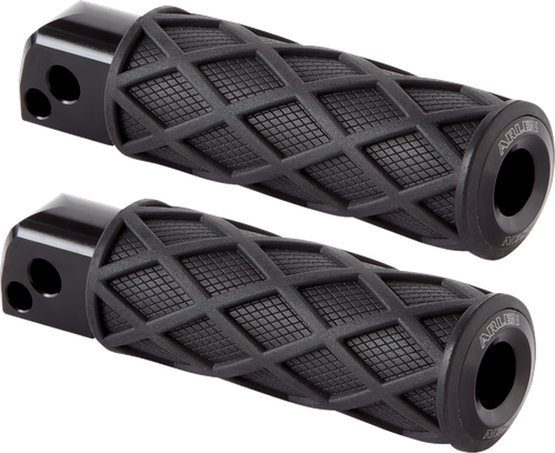 ARLEN NESS Diamond Foot Pegs - Passenger - Black 400-053