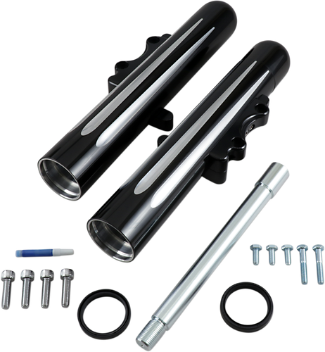 ARLEN NESS Fork Legs - Black Anodized - Deep Cut - Dual Disc 40-512