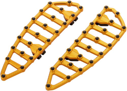 ARLEN NESS MX Driver Floorboards - Gold 06-894