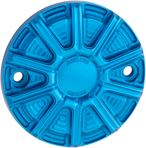ARLEN NESS Points Cover - 10 Gauge - 2 Hole - Blue Anodized - '17-'25 M8 700-011