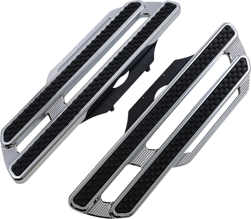 ARLEN NESS Method Driver Floorboards - Extended - Chrome 410-019