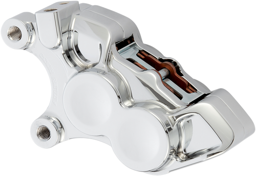 ARLEN NESS 4-Piston Caliper - Left - 11.8" - Chrome 02-220