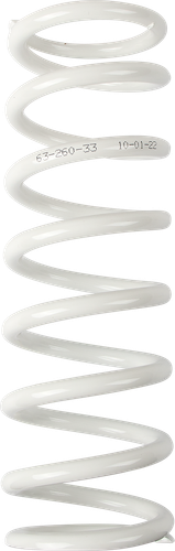 MOOSE OFFROAD Shock Spring - 63 mm OD - 33 n/mm - White 1312-0975