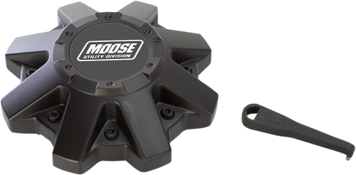 MOOSE OFFROAD Center Cap - Replacement/Wheel - 548X - Black C550MB-MO