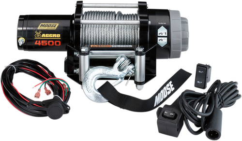 MOOSE OFFROAD 4500 lb Winch - Wire Rope - 50' 104310