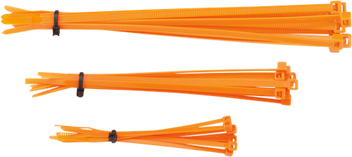 MOOSE OFFROAD Cable Ties - Orange - 30-Pack 303-4682