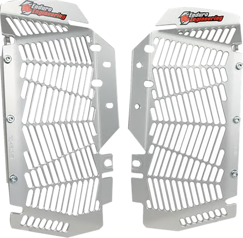 MOOSE OFFROAD Radiator Guards - Silver - Yamaha 12-5023