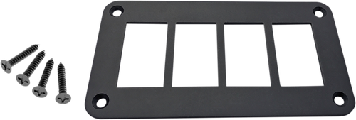 MOOSE OFFROAD Universal Dash Plate - 4 Switches 4PP-ADA