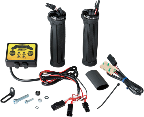 MOOSE OFFROAD Clamp-On Quad Zone Heated Grip Kit for ATVs 215072