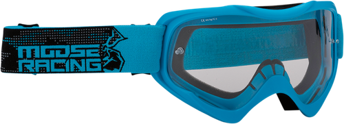 MOOSE OFFROAD Qualifier Goggle - Agroid - Blue - Clear Lens 2601-2659