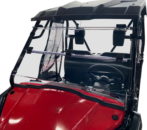 MOOSE OFFROAD Full Folding Windshield - Deluxe - Pioneer V000264-12200M