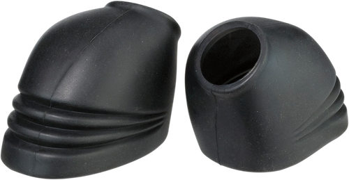 MOOSE OFFROAD Foot Peg Protectors - Black 202-8500