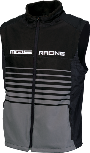 MOOSE OFFROAD Moto Vest - Black/Gray - Large 2830-0640
