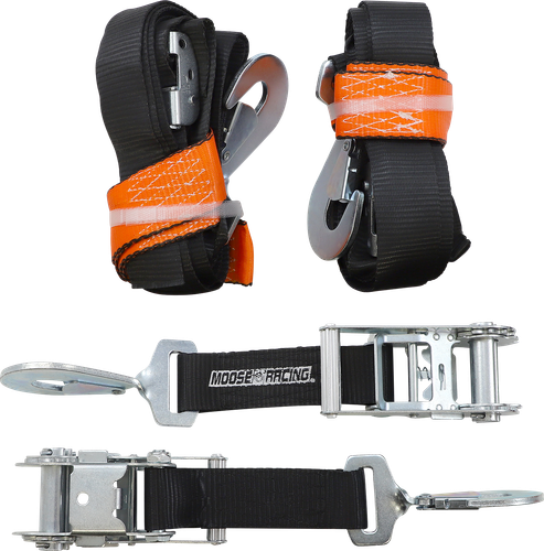 MOOSE OFFROAD Wheel Net Tie Downs - Black 3920-0494