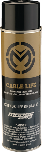 MOOSE OFFROAD Cable Lube - 15 oz. net wt. - Aerosol MALCB241215