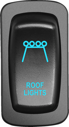 MOOSE OFFROAD Switch - Roof Light - Blue RFL-CAR-B