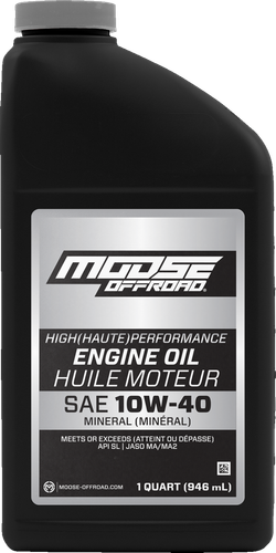 MOOSE OFFROAD Mineral Oil - 10W-40 - 1 US quart 219379