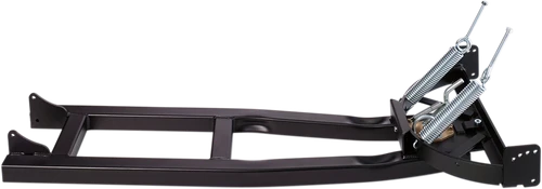 Moose heavy-duty UTV push tube 2709PF with blade swivel, side view